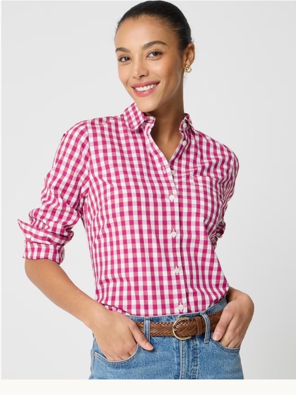 J Crew Lightweight Cotton-Blend Shirt